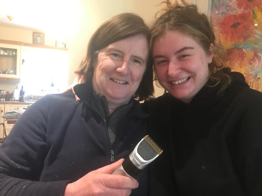 Dermot Cantillon (@dermotcan) on Twitter photo In celebration of the prospect of racing resuming June 8 I got an expert haircut from these unlikely ladies In celebration of the prospect of racing resuming June 8 I got an expert haircut from these unlikely ladies