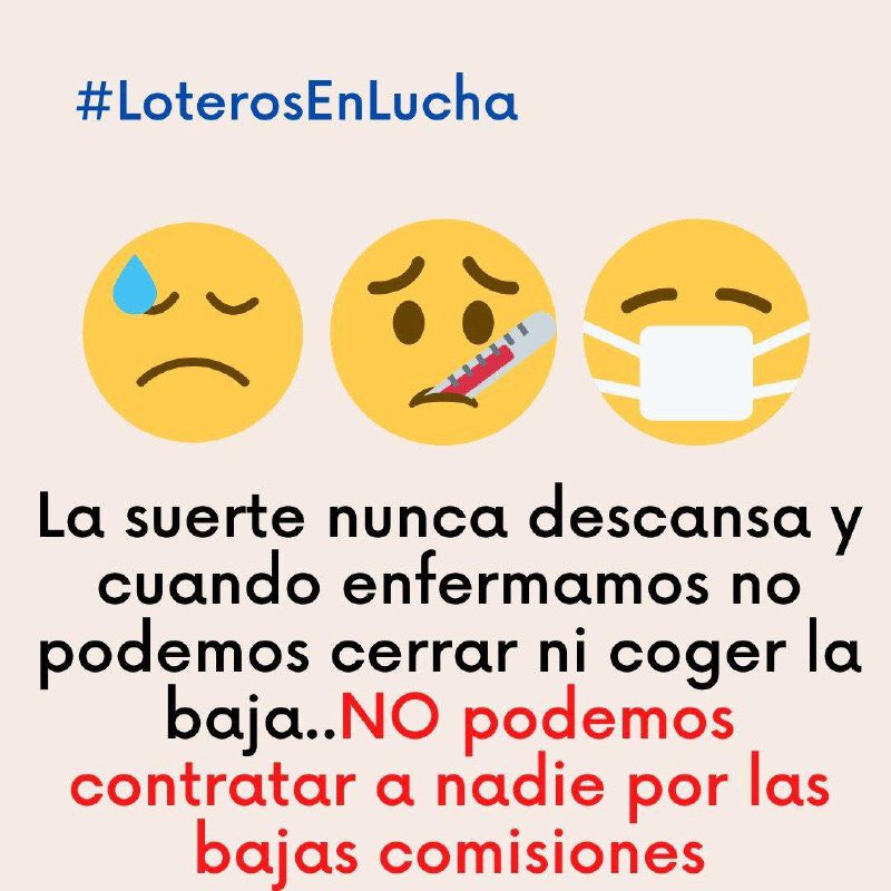 loteriarubi's tweet photo. Somos autónomos empleadores y trabajadores a sueldo de @loterias_es, somos empresarios pero no fijamos los precios ni márgenes. Nos obligan a abrir sin juegos y no es rentable. #LoterosEnLucha @agarzon @mjmonteroc @jordievole #LoterosEnLucha https://t.co/cBn6Fj8Ktl