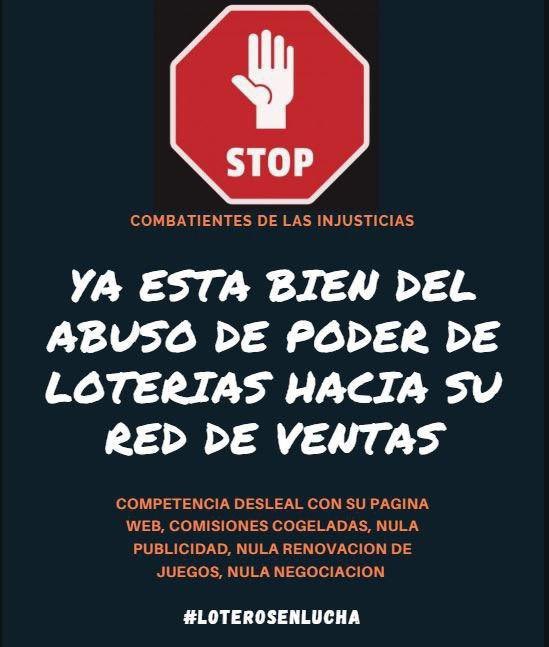 isita___'s tweet photo. 📢 Desde las Administraciones de Loterías generamos cerca de 3.000 millones de beneficios al año al Estado y 20.000 empleos de los cuales el 50% son indefinidos. Pero estamos CONDENADOS A DESAPARECER 
@loterias_es #LoterosEnLucha https://t.co/X9dt89N5XQ