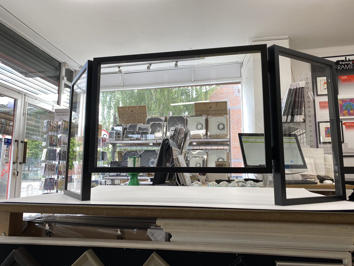 We’ve been working on a design for some social distancing screens. Lots of businesses are going to need them soon.