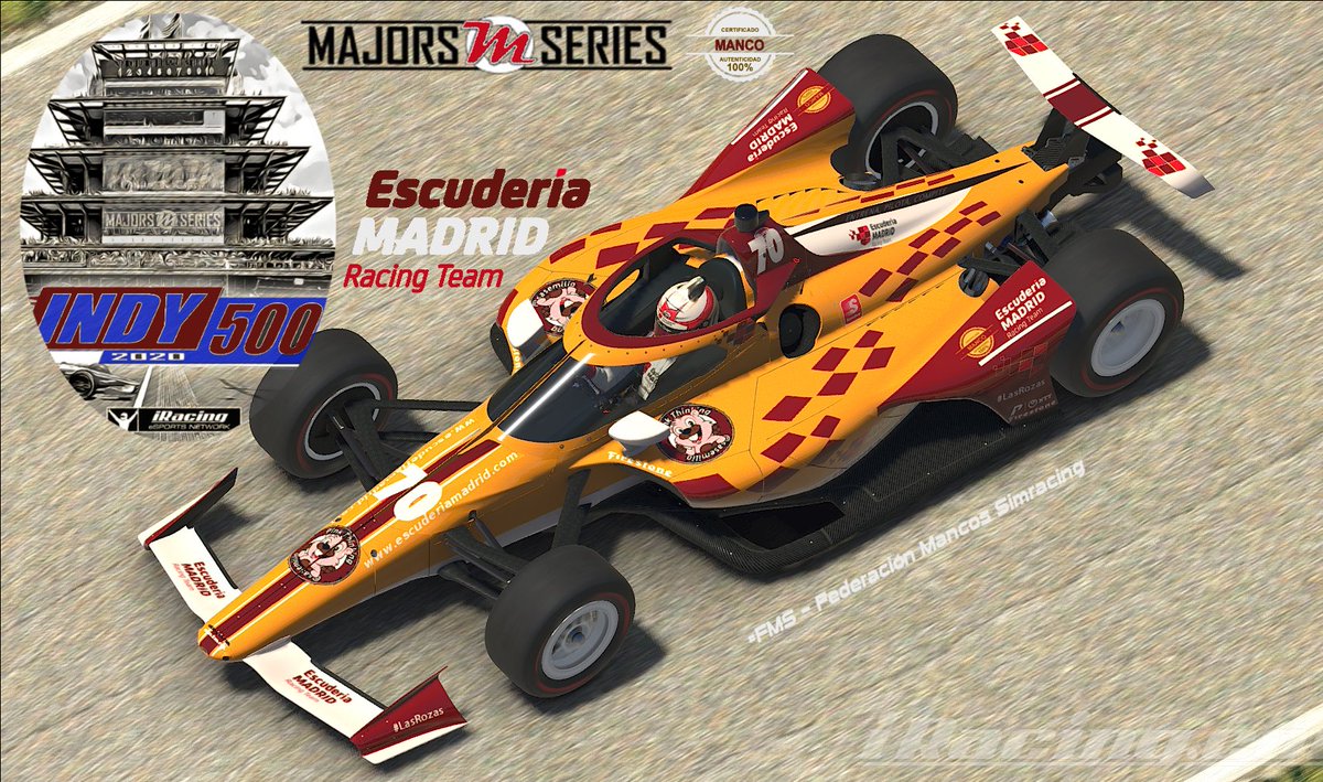 EscuderiaMadrid's tweet photo. Este domingo con apoyo de la #FME (Federación Mancos Simracers) enviamos a nuestro embajador @sademilio quien ya vuela rumbo #Indy500 evento organizado por @Majors_Series
Rezaremos por sus rivales 👀🙄... vuelve #mancoman...Esto no puede terminar bien 😅 https://t.co/VT8qUhQ2i9