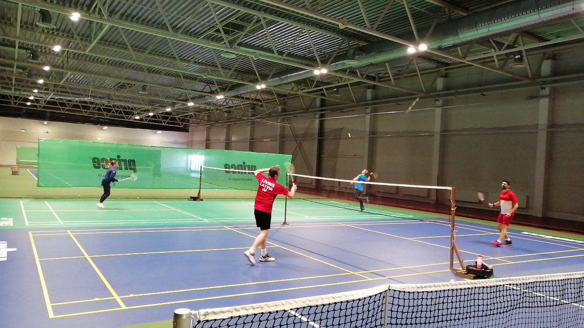 badminton_lv's tweet photo. Rīgā, "Krasta sporta centrā" tagad ir iekārtoti arī divi pastāvīgai izmantošanai pieejami badmintona korti. Maijā ir noteikta fiksēta iepazīšanās cena 8 eiro/h. Ārkārtas situācijas laikā var spēlēt tikai vienspēles.
https://t.co/weTfILpObu https://t.co/aB23wBm8Q5