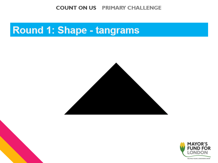 mayorsfund's tweet photo. Happy #CountonUs maths Monday! Primary schools... Make a #tangram set and form these pictures ๐ผ๏ธ
#CountonUsPrimary #virtualchallenge #primarymaths #mathsathome @themathszone
https://t.co/O3PHEv75oz https://t.co/f7XprW6yTe