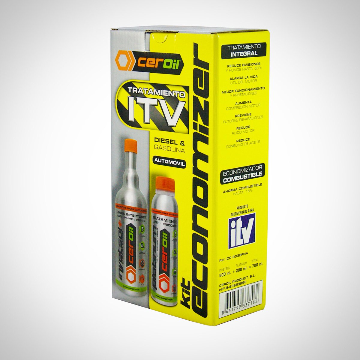 ceroil's tweet photo. Tras el parón por confinamiento llega la hora de volver a usar nuestros coches: momento ideal para realizarles un tratamiento integral del motor con este kit que mejora la lubricación y la combustión. Pruébalo! 🤩👌🏻
.
#ceroil #kit #economizer #aditivos #carburante #lubricante https://t.co/s8ybMS3zGM