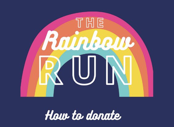 How to donate 👉👉👉 facebook.com/44964897187777…        #therainbowrun
