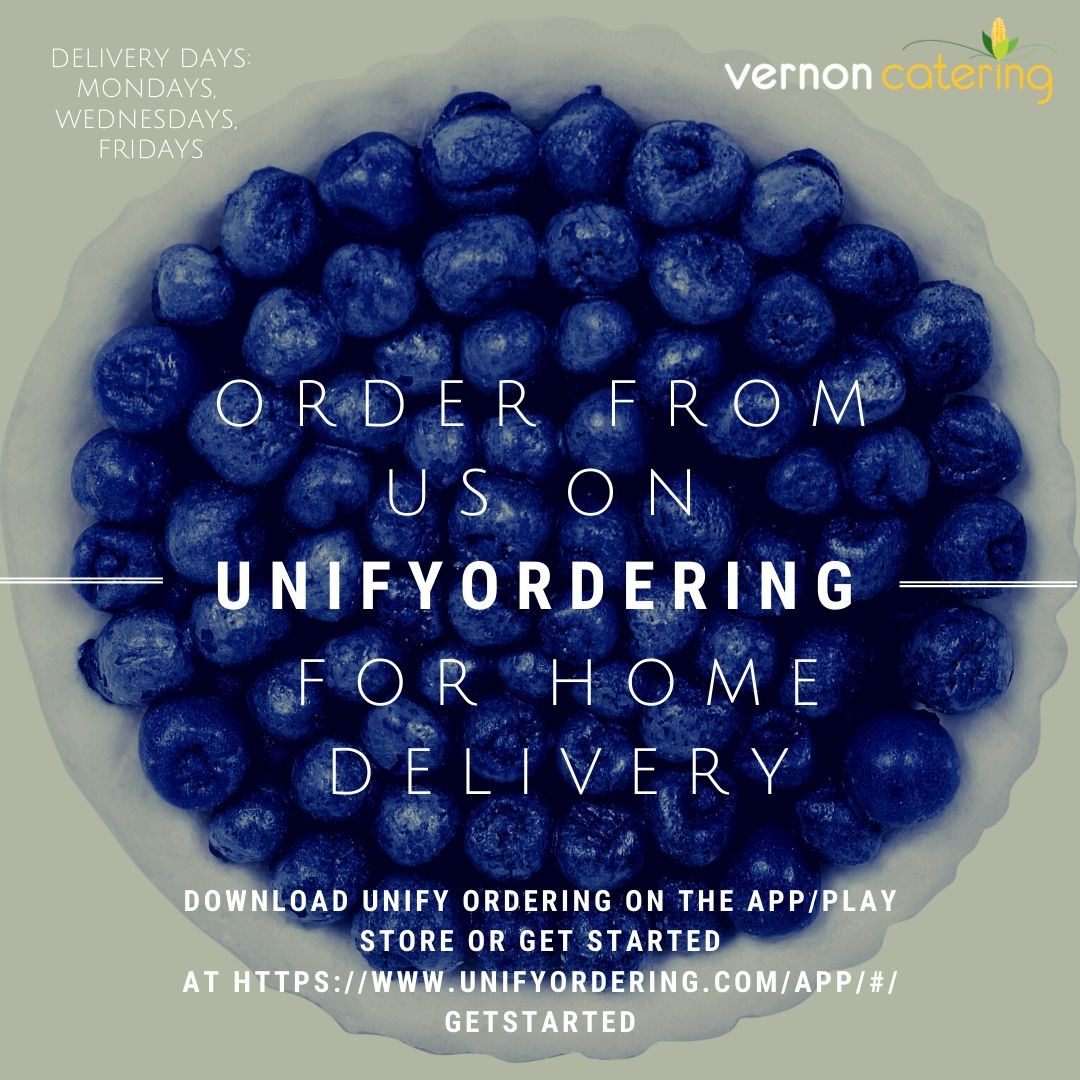 HEY GUYS! READY TO PLACE YOUR ORDER FOR MONDAY? Download UNIFY ORDERING today and do it! #VernonCatering #SupportLocal