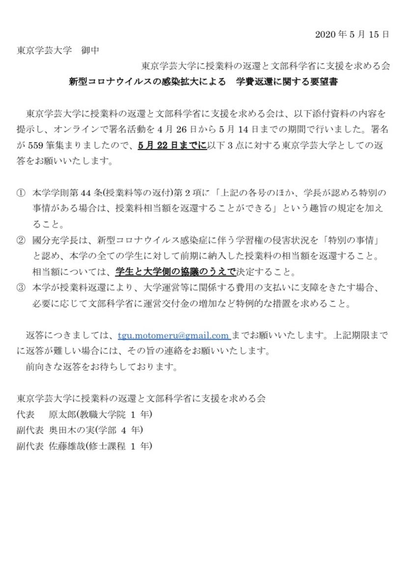 署名の動向 署名の動向