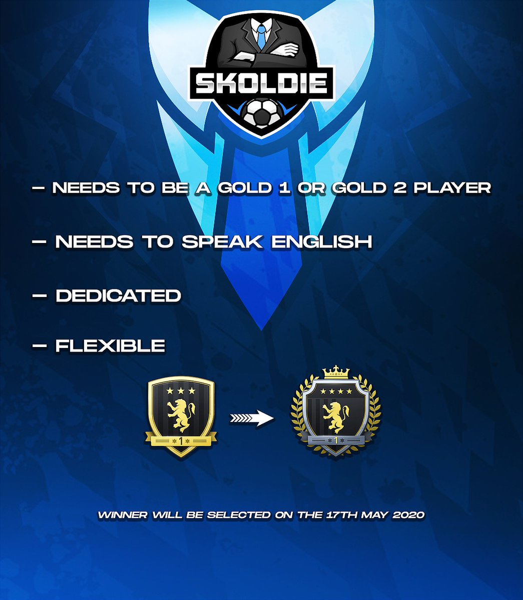 Are you a Gold 1/2 player and have only dreamt of hitting Elite 1? This is your chance! 

In 4 weeks time I will turn ONE of you into an Elite 1 player! 

FOR A CHANCE TO WIN: 
1. Follow <a href="/Skoldiee/">Skoldie</a>
2. Subscribe youtube.com/skoldie
3. RT this tweet
4. Comment your name below!