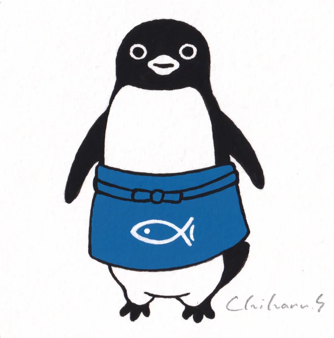 魚屋さんのモットーは親切第一

#ペンギン百態 