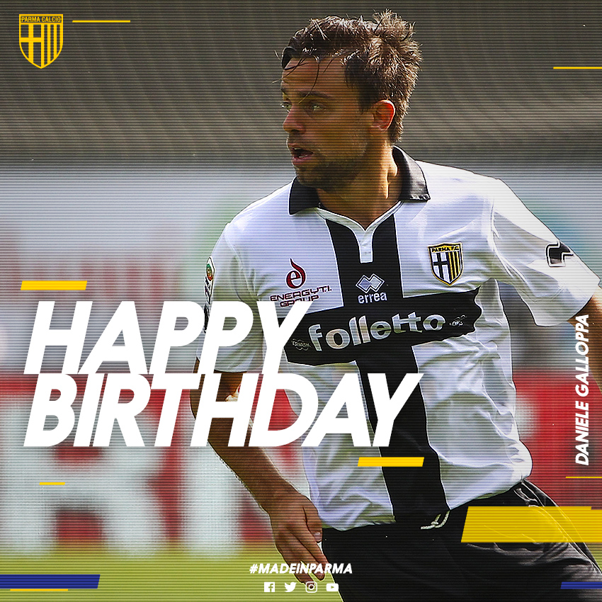 1913parmacalcio's tweet image. #CompleanniCrociati
Tanti auguri a Daniele #Galloppa, che oggi compie 3️⃣5️⃣ anni! 🎂💛💙
#StoriaCrociata #ForzaParma