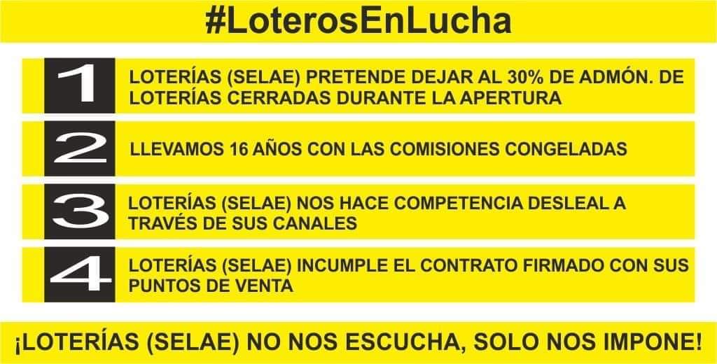 Magi_30's tweet photo. A Loterías no le importa que tú te quedes sin jugar tus números fijos,  no tienen problema en que 3 de cada 10 Administraciones no podamos abrir!
#LoterosEnLucha @loterias_es @InesArrimadas @fernandotejero @FelicianoLopez https://t.co/Cs2S4wEn5E