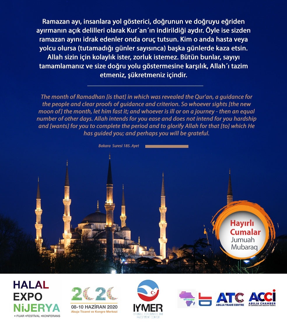 Hayırlı Cumalar
Jumuah Mubaraq