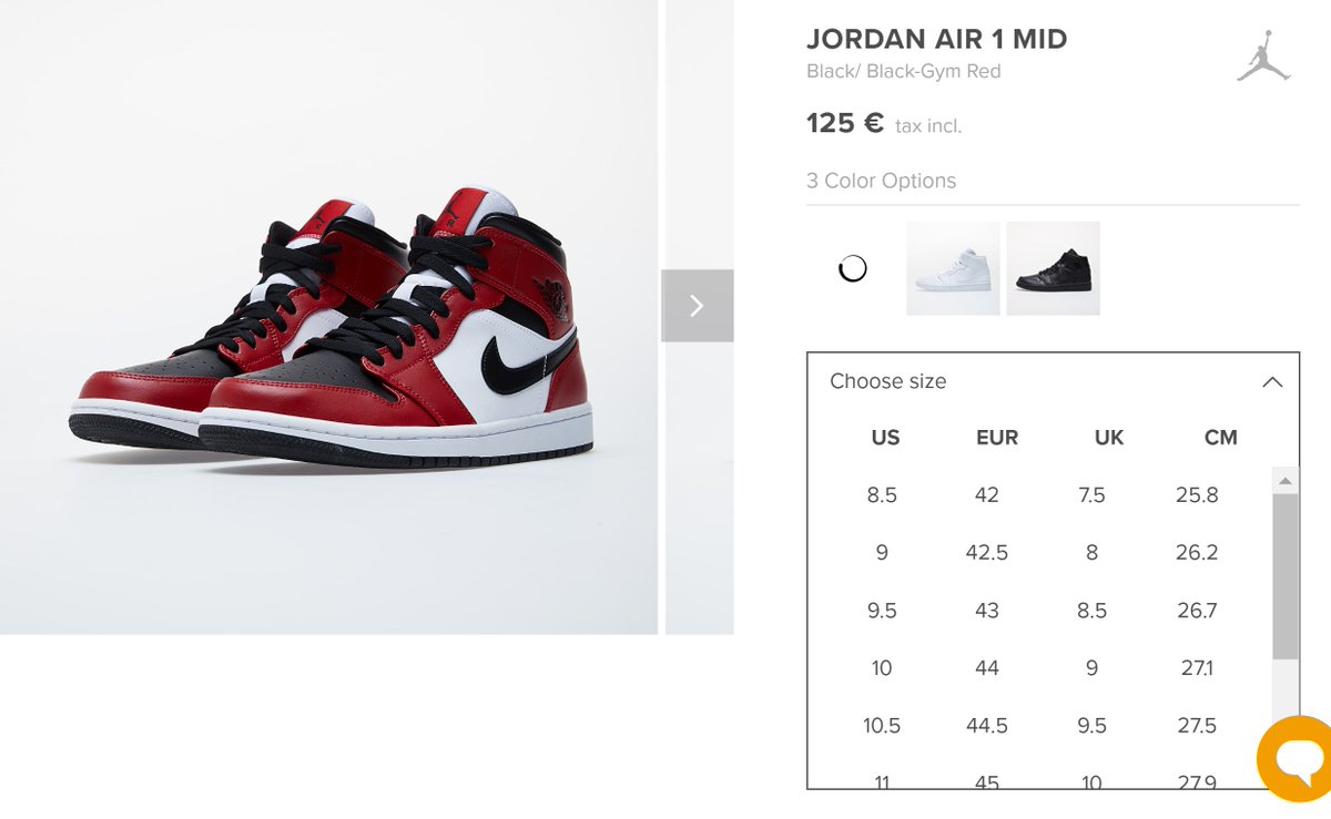 footshop jordan 1 mid
