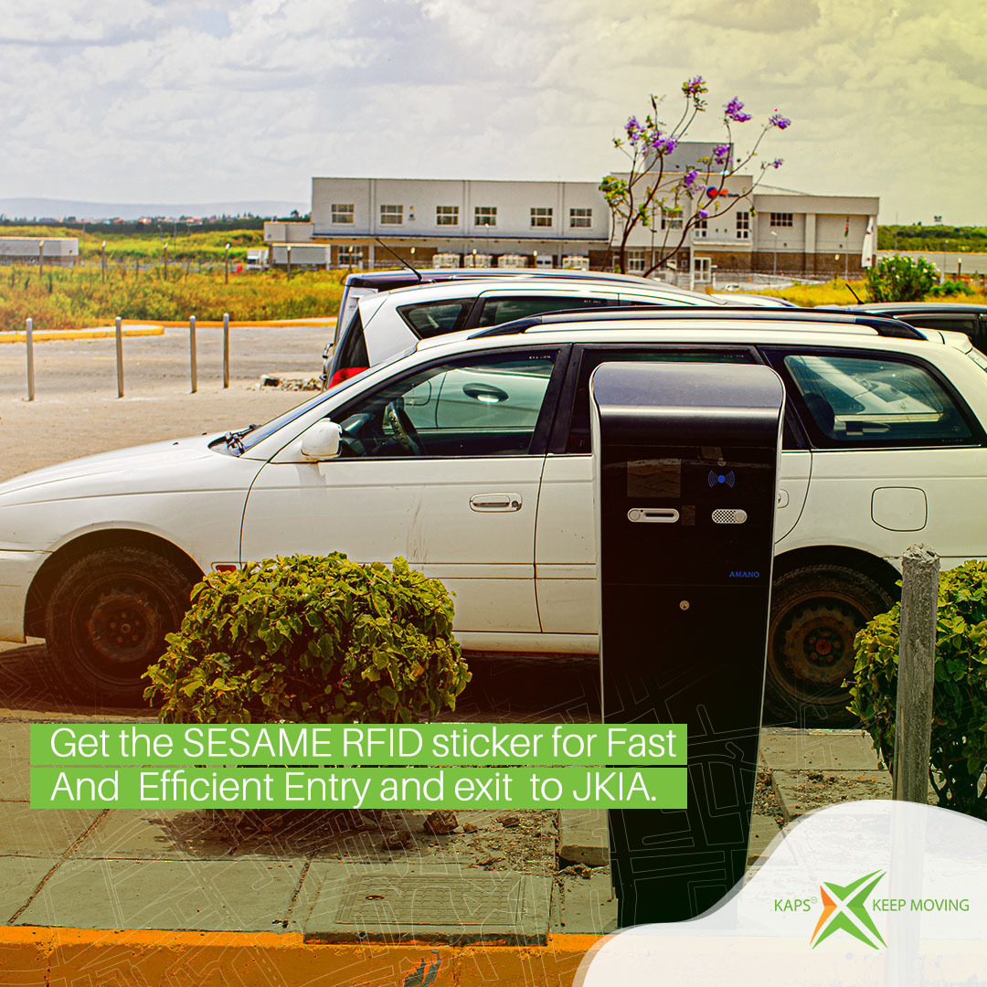 For fast and efficient parking solutions get our new SESAME RFID sticker at all leading outlets including JKIA. Register now on aps.co.ke/content.php?pi… or any KAPS outlet.
#LetsGoCashless