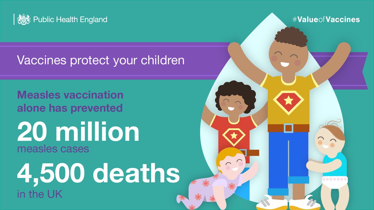 Even during #COVID19, the national immunisation programme remains in place to protect us from preventable diseases.

As long as you and your household don’t have any symptoms of #coronavirus, it’s vital to attend any scheduled vaccinations.

More info: nhs.uk/conditions/vac…