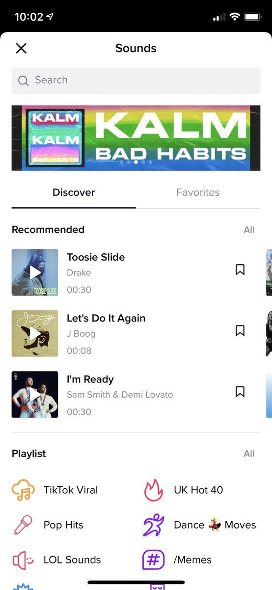 So mad to see “Bad Habits” on the main page of <a href="/tiktok_uk/">TikTok UK</a>, big love 🙏
