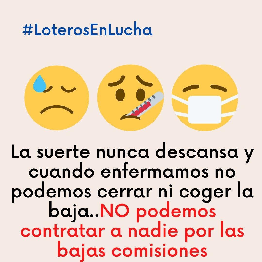 OrBuho's tweet photo. Somos autónomos empleadores y trabajadores a sueldo de @loterias_es, somos empresarios pero no fijamos los precios ni márgenes. Nos obligan a abrir sin juegos y no es rentable. #LoterosEnLucha @agarzon @mjmonteroc @La_SER @todoesmentiratv @DebatAlRojoVivo https://t.co/IEQgWpe2Cw