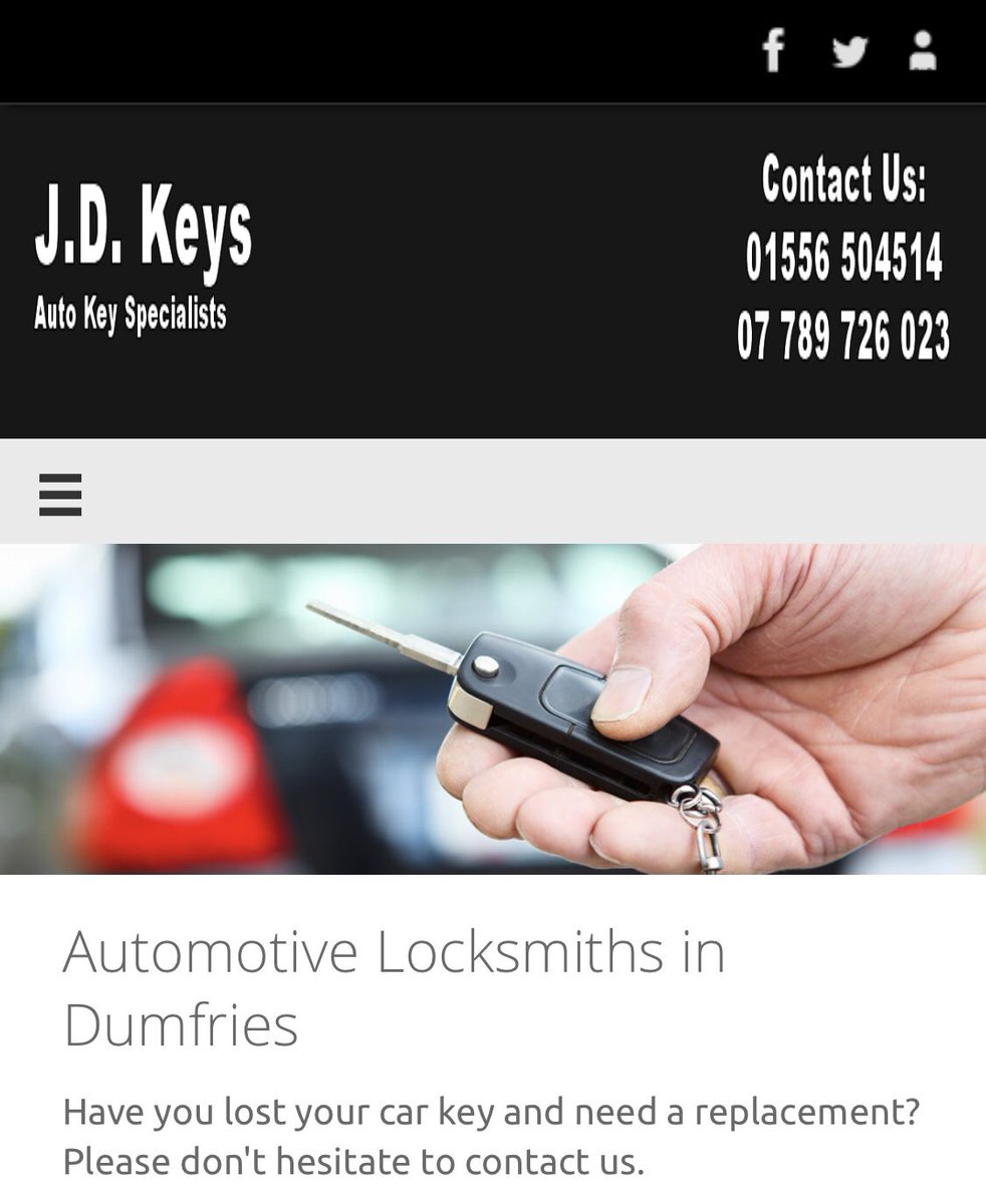 JJdkeys's tweet photo. WE CAN CUT MOST TYPES OF KEYS - please contact us using our online form or call in to our shop (by appointment)  https://t.co/yY9RDCgUdg #jdkeys  #carkeys #keyscut #keycutting #locksmiths #locks #jdkeyslocksmiths  #lockedout #castledouglas #kingstreet https://t.co/bOe4ZxhGXT