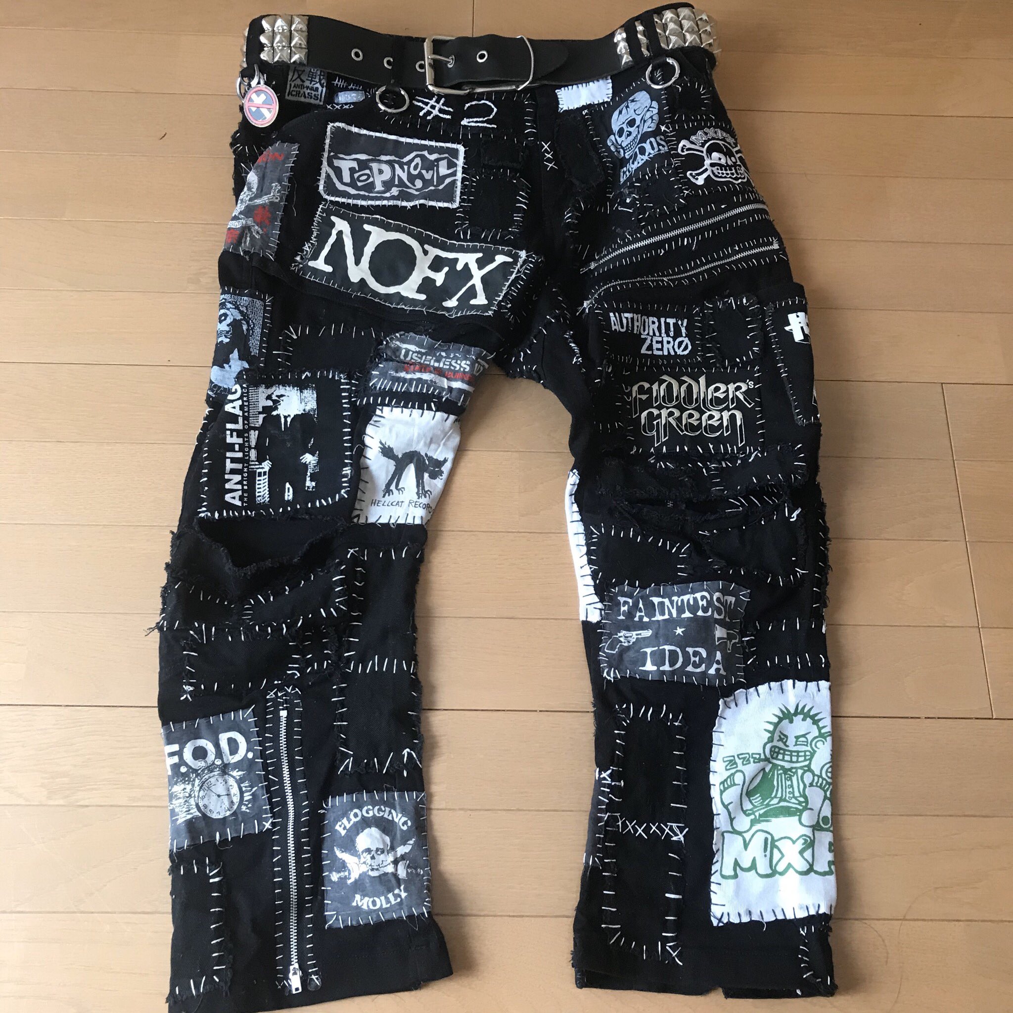 在庫有り お買い得 クラストパンツ ボロパン ハードコア パンク