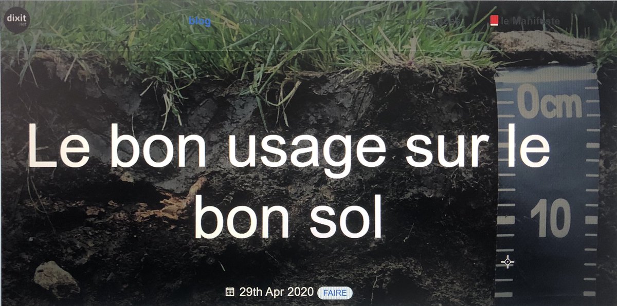 🌱🍃« Mettre le bon usage sur le bon #sol », ou l’art de concilier #pédologie, #écologie et #urbanisme pour construire la #ville durable ! Pour en savoir plus, retrouvez l’interview d’<a href="/AnneBlanchart/">Anne Blanchart</a> de <a href="/SolEco54/">Sol &co</a> pour Dixit (dixit.net) ici 👉🏼 dixit.net/nb/bon-usage-b…