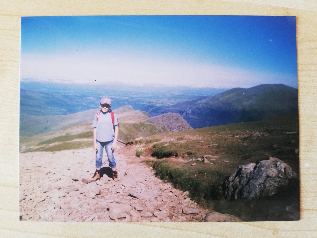 MeganShersby's tweet photo. My contribution to #WhenIWasWild.
1. On top of Snowdon.
2. Kayaking with my dad.
3. Sitting on my favourite rock on Anglesey (I'm still a big fan of this rock and sat on it again last year) https://t.co/LRZXn7ZzHf