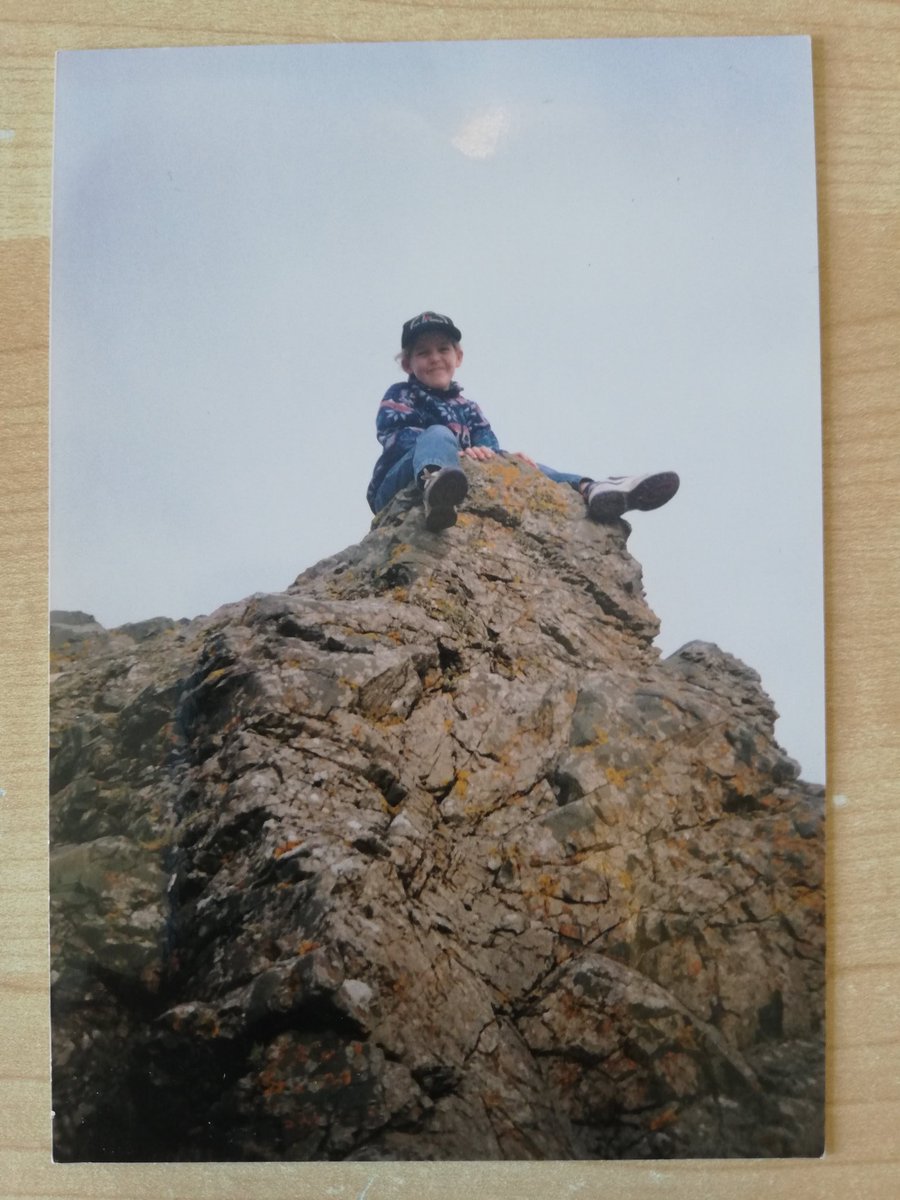 MeganShersby's tweet photo. My contribution to #WhenIWasWild.
1. On top of Snowdon.
2. Kayaking with my dad.
3. Sitting on my favourite rock on Anglesey (I'm still a big fan of this rock and sat on it again last year) https://t.co/LRZXn7ZzHf