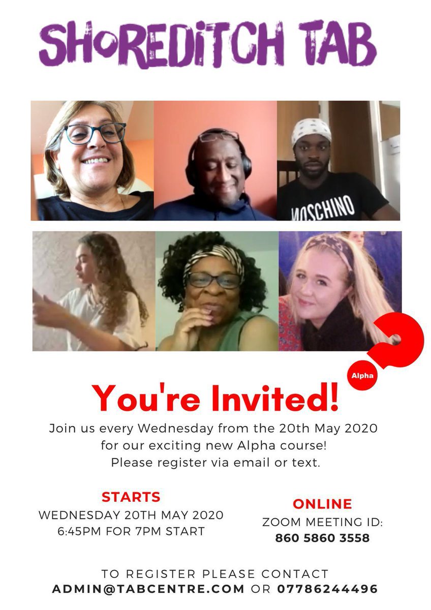 Hello friends, please come and join us online for the Alpha Course - a perfect opportunity to look at life, faith &amp; meaning.
Starting Wednesday 20 May at 6.45pm. Zoom link below.
Everyone welcome.
Let us know if you have any questions. See you there!