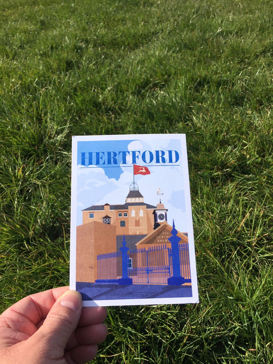 DanChichester's tweet photo. So lovely to receive a Paul Crowley postcard of one of #Hertford βs most characterful buildings. The kind sender knowing as they do, my interest in the history & beauty of the architecture as well as its former use! Thank youπ»ππ @366daysofphotos @McMullens1827 #WriteByHand https://t.co/ksOgakwaLM