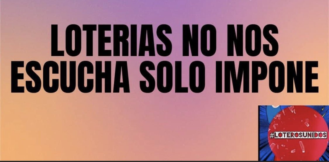 lotlazarillo1's tweet photo. #LoterosEnLucha @loterias_es NO NOS ESCUCHA, SOLO NOS IMPONE! @La_SER @COPE @Supervivientes @informativost5 @A3Noticias @24h_tve @EspejoPublico @LaMananaTVE https://t.co/zNIAez25mM