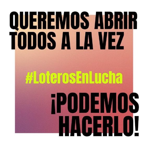 Loteriaponfe's tweet photo. #LoterosEnLucha somos todos uno, nuestros juegos son a nivel nacional, no podemos dejar a compañeros ni clientes atrás. @agarzon @informativost5 @sextaNoticias https://t.co/MHefMpDgqa
