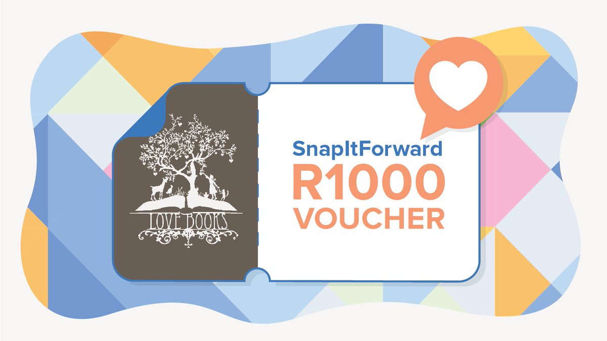 SnapScanApp's tweet photo. Congrats to Michelle for winning a voucher for @LoveBooksJozi worth R1000 🥳🥰😍
Visit the #SnapItForward website for more details, we're giving away 10x R1000 vouchers during May! Enter here: https://t.co/K1Rke9EPdV https://t.co/h3TuMQUY1y