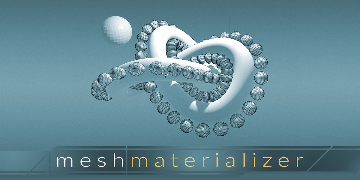 The Mesh Materializer is now available on <a href="/blendermarket/">Blender Market is now Superhive</a>! 

Map objects onto another object using its active UV coordinates. 

See blendermarket.com/products/mesh-… for more details and documentation.

Introduction video at: youtu.be/ToX2fwbSBBc 

#blender #b3d