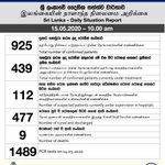 Image for the Tweet beginning: COVID-19 Sri Lanka
15.05.2020 - 10.00