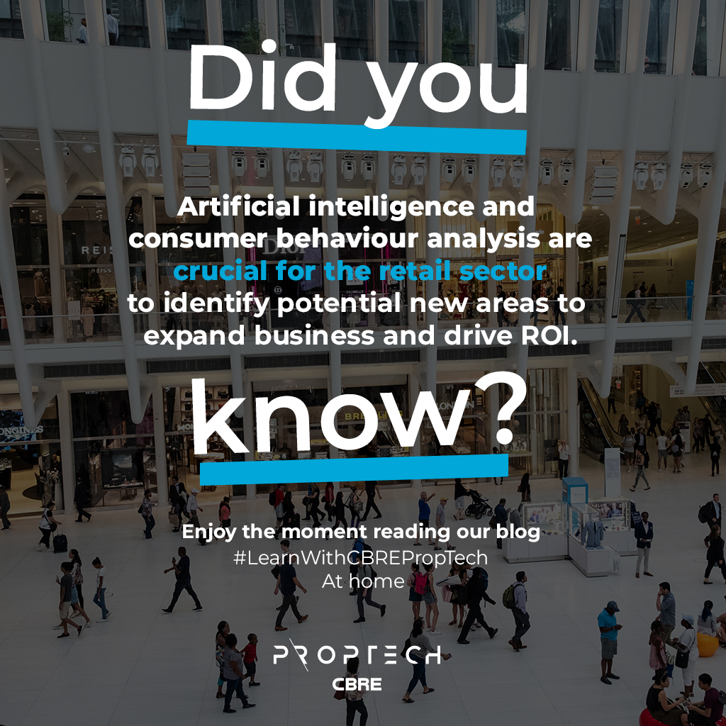 cbreproptech's tweet photo. [#PROPTECH FACTS] ➡ Artificial Intelligence and predictive models allow us to identify trends more easily, and help organisations make quick decisions. This is how it applies to #retail sector. #LearnWithCBREPropTech #athome 👉 https://t.co/EkB0A6BLzz         #CBREPropTech https://t.co/bSPH6sQ3Nr