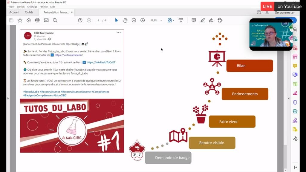 Leplusimp's tweet photo. le @Cibcnie lance un projet de #reconnaissance par des #openbadges des #compétences développées pdt le #covid en 4 étapes : demande de badge, rendre visible, faire vivre et endosser les badges
objectif : favoriser les apprentissages et parcours tt au long de la vie
#techforskills https://t.co/LmUhEWsQuP