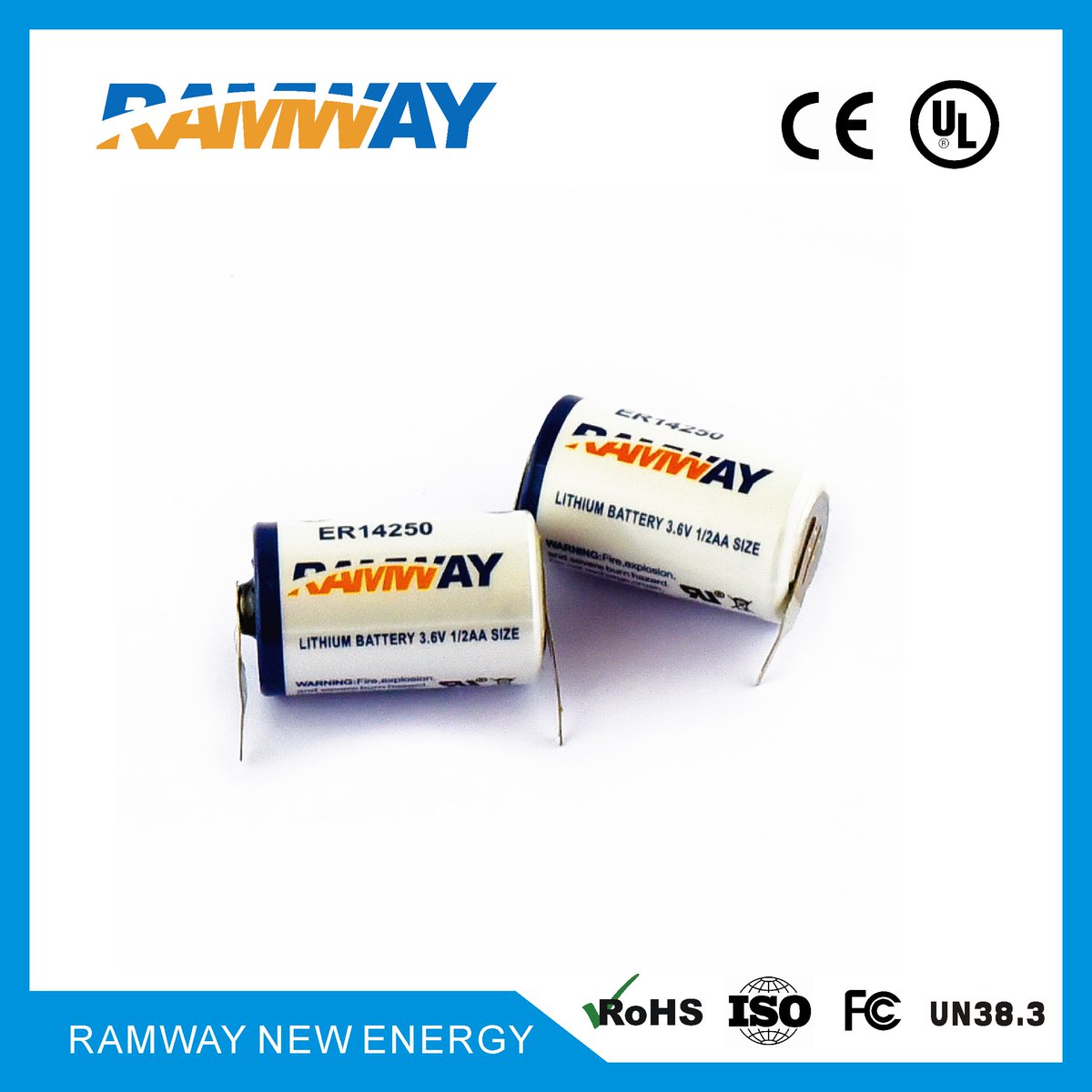 Beilinscenery's tweet photo. Ramway New Energy Battery - ER14250+2PT 
Spot Welding #LithiumBattery  #battery https://t.co/kQHYnx8xy4