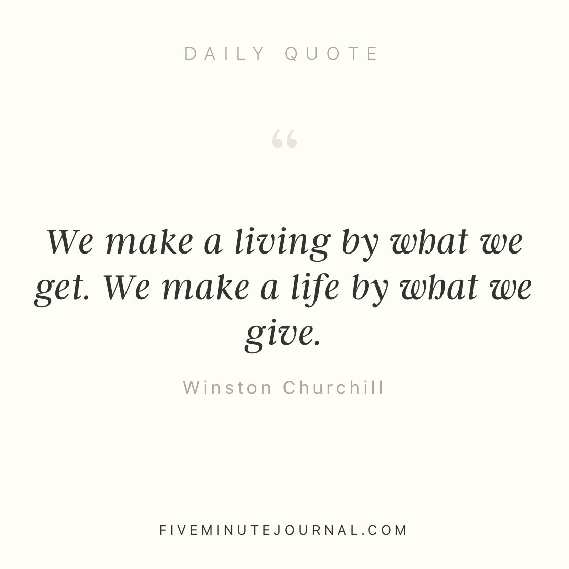 Morning inspiration with the <a href="/5minutejournal/">5minutejournal</a>