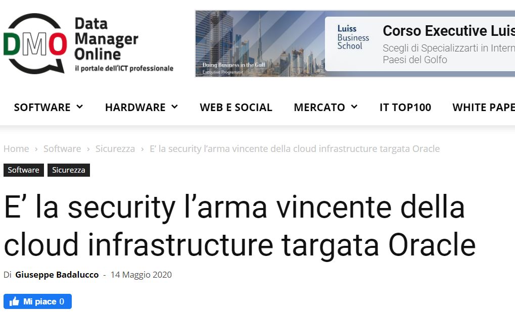 Oracle Italia tweet media