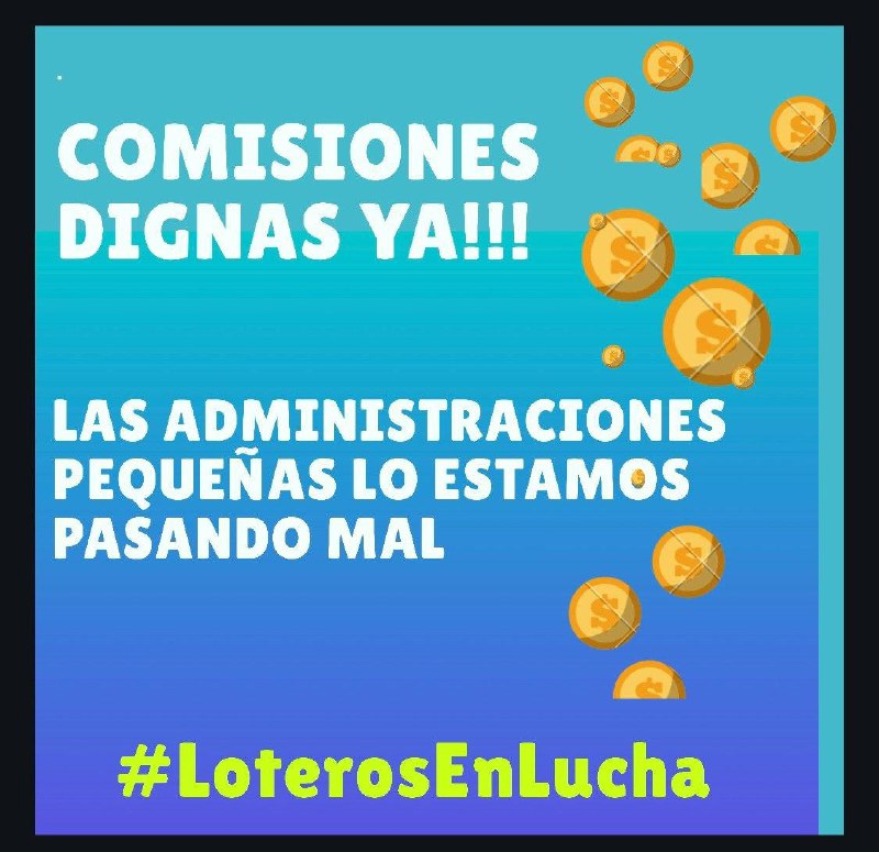 LoteriasG's tweet photo. @loterias_es nos hace competencia desleal a las Administraciones de Lotería a través de su canal online. #LoterosEnLucha @agarzon @mjmonteroc @La_SER @todoesmentiratv @DebatAlRojoVivo https://t.co/ODqkN9kJjC