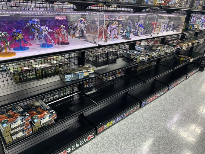 これも自粛の影響 ヨドバシカメラの ガンプラ売り場 を見て驚愕 Buzzmag
