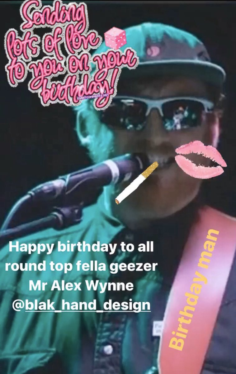 Happy birthday to our own Mr Alex Wynne.  Boom 💥