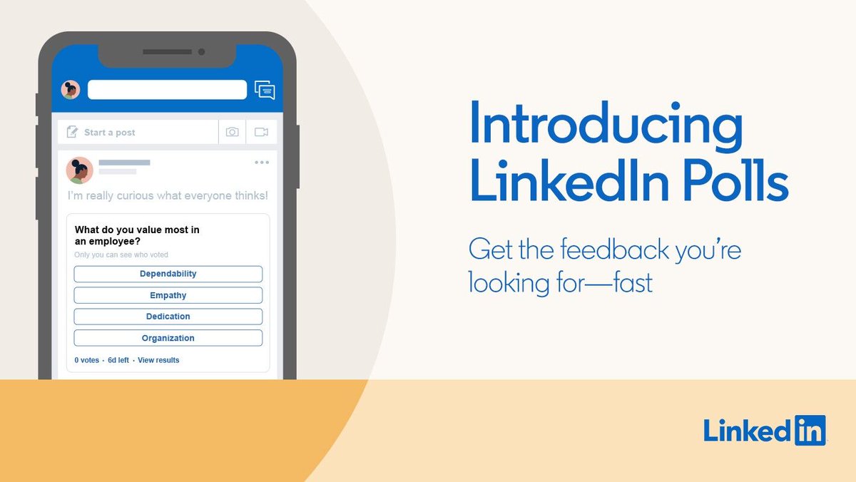 YABAWT's tweet photo. #LinkedIn lance deux nouvelles fonctionnalités : les sondages et les vidéos en live.
🎯Objectif : recréer virtuellement l'atmosphère du bureau. https://t.co/mPMqwNzumq

Pour la gestion de vos #reseauxsociaux faites appel à nos experts #Yabawt 👉https://t.co/f5DVcB4BMX

#marketing https://t.co/UmSraCPpTS