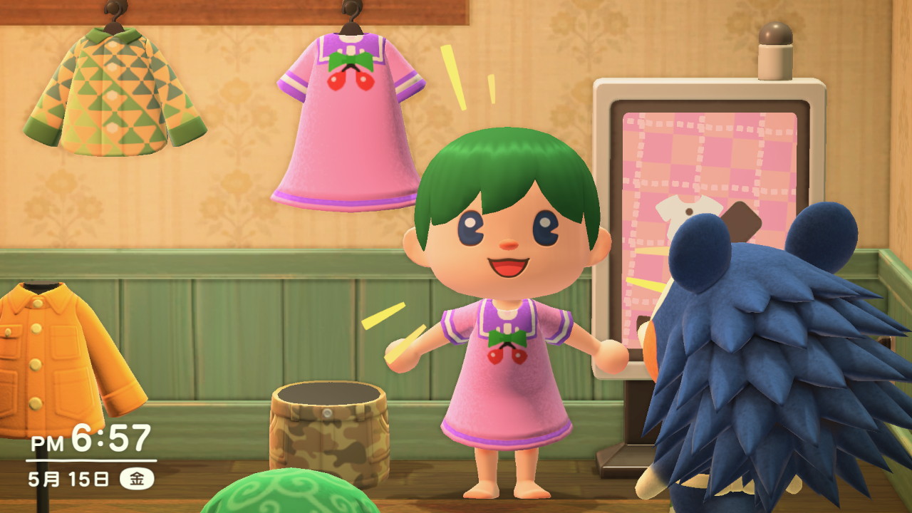 ひんしのハト 瀕死鳩 あつまれどうぶつの森でチェリーヌ学院制服のマイデザインを投稿しました 作ってからナインちゃんは長袖だったと気付きこの後作ります Idでダウンロード出来ますが うちの島に買いに来てもらえると喜びます