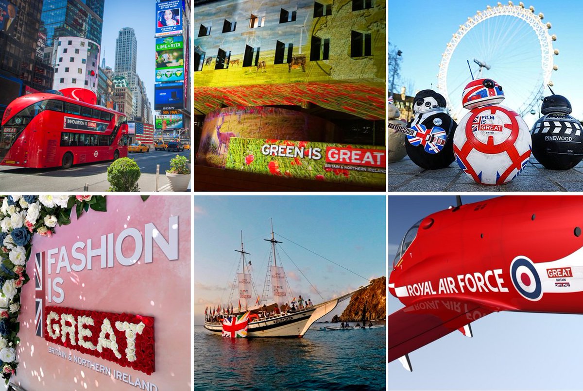 GREATBritain's tweet photo. Did you know that the GREAT campaign can be seen in 144 countries around the world? Head over to Instagram to see highlights from all around 🌎🌏🌍
https://t.co/TsVnyonpQj #WelcomeToGREAT https://t.co/NAAE4C7izE