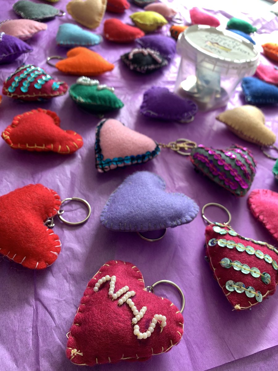 CloverWardBDCFT's tweet photo. Our service users have been busy doing some sewing! Making keyrings and badges &amp; selling them to raise money for Charity. This has all been as a Thanks to the staff working so hard during these testing times ~ AR #COVID19 #cloverward #hardwork #nhs https://t.co/ZBIwHASA6i