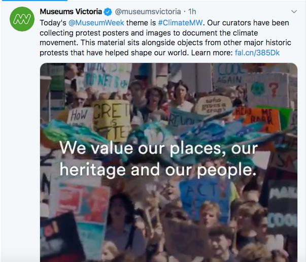 MuseumWeek's tweet photo. At this hour, among the 4 most liked posts for the #ClimateMW of the Pacific time zone today were #NewCaledonia and #Australia . You were great ! See you tomorrow with #TechnologyMW ! #MuseumWeek https://t.co/VEPWjiKiXj