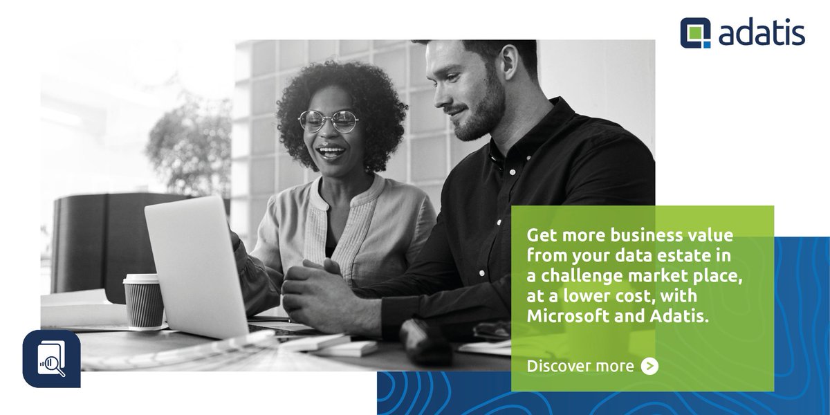 AdatisBI's tweet image. As industries get more complex and competitive, a modern diverse data estate is vital to keeping ahead in a challenging market that focuses on innovation. Get more value from your data estate with Microsoft and Adatis! #DataModernisation ow.ly/BwUf50yV85s