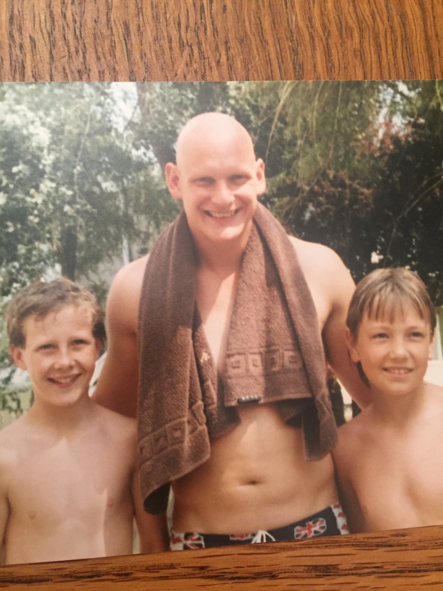 markjhomer's tweet photo. The day me and my mate Paul met the ledge that was and is ⁦@DuncanGoodhew⁩ - I’m just looking for my photo with judo champ @brianjacks129 - pontins camber sands about 1984/85.
I bet there are so many around my age with this kind of photo. #duncangoodhew #brianjacks https://t.co/zhY8PJzXAv