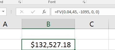 ProfLowell's tweet photo. If the rate of return is just 4%, this changes everything since she only has $132K saved. This means that she has to save more to get to $1.4M https://t.co/u3DF7prjXo