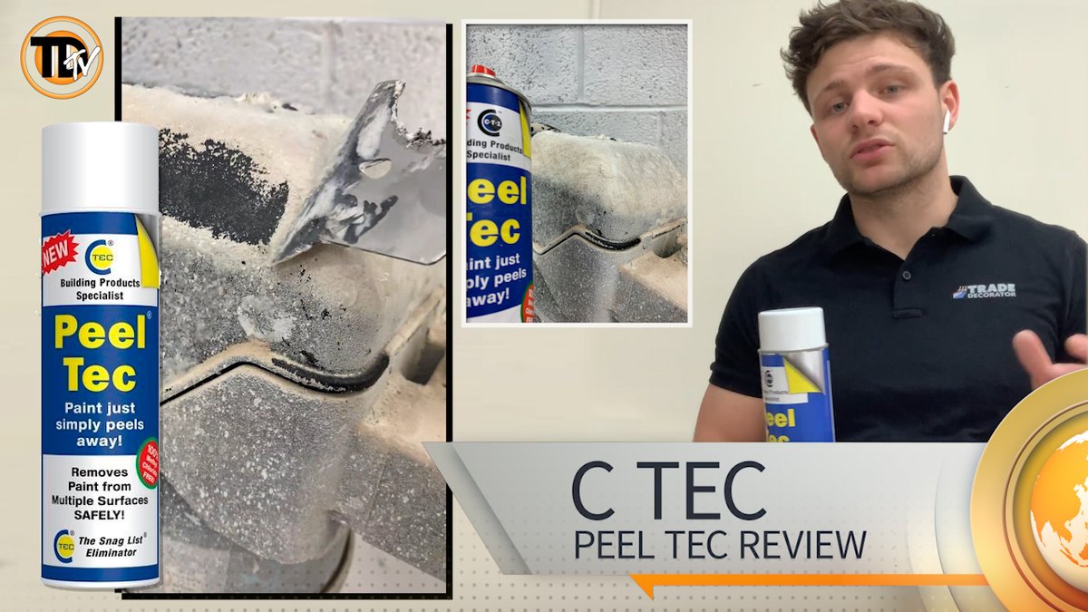 TRADE_decorator's tweet photo. @JordanCharters has been testing out #PeelTec paint removal spray from @CTec_NI_Ltd . This product doesn't use harsh chemicals which is great news. Watch the full review at Trade Decorator TV
https://t.co/E77v1kcqex
.
.
#productreviews #qualitydecoratingtools #paintremover https://t.co/WVKa0Tlv6E